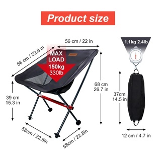 Chair Folding Portable PACOONE Camping Cloth Outdoor Oxford