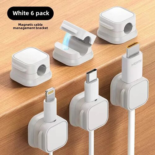 Magnetic Mouse Wire Organizer Desktop Cable Clip Protector