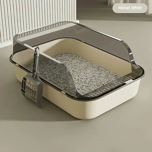 Three-Piece Suit，High Quality Plastic Litter Box Semi-Enclo