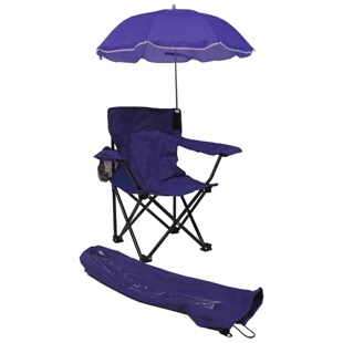 All-Season Kids Umbrella Chair with Removable Shade and Mat