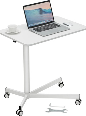 Portable Adjustable Standing Desk 28-44 Gas Height Swivel