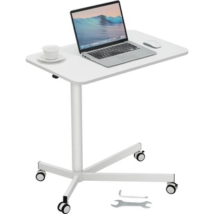 Portable Adjustable Standing Desk 28-44 Gas Height Swivel