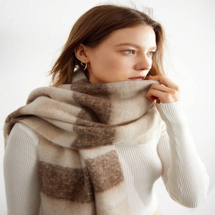 NEW Luxury Winter Thick Warm Scarf Women Cashmere Shawl and