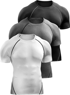 2025Compression T Shirt Men Summer SportswearRunning T-shirt