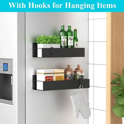 1/2/4pcs Kitchen Perforation-free Refrigerator Magnetic Sto