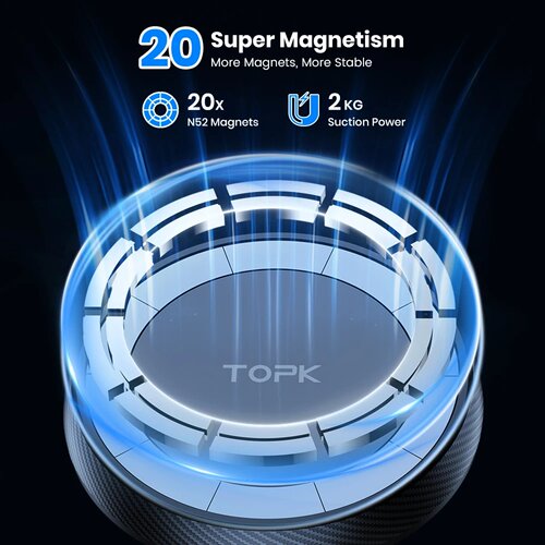 TOPK Mag-Safe Magnetic Car Phone Holder Car Mount for Winds