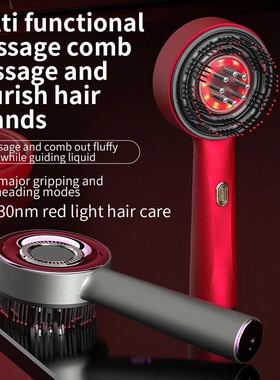 Electric Vibration Massage Comb Red Light Therapy Hair Grow