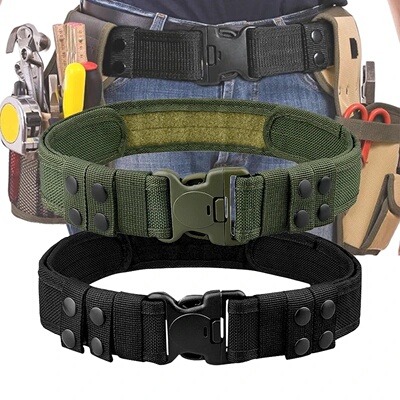 Men's Belt Outdoor Camouflage Tactical Belt Oxford Cloth