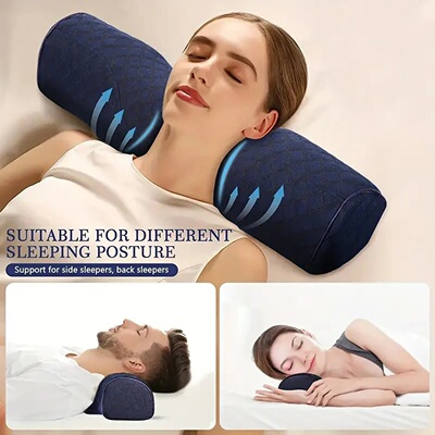 Relieve neck discomfort cervical pillow, head massager pill