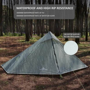 Altair One Ultralight Trekking Pole Backpacking Tent, Water