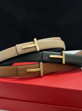 New Women's Belt Designer Reversible Genuine Leather Belt