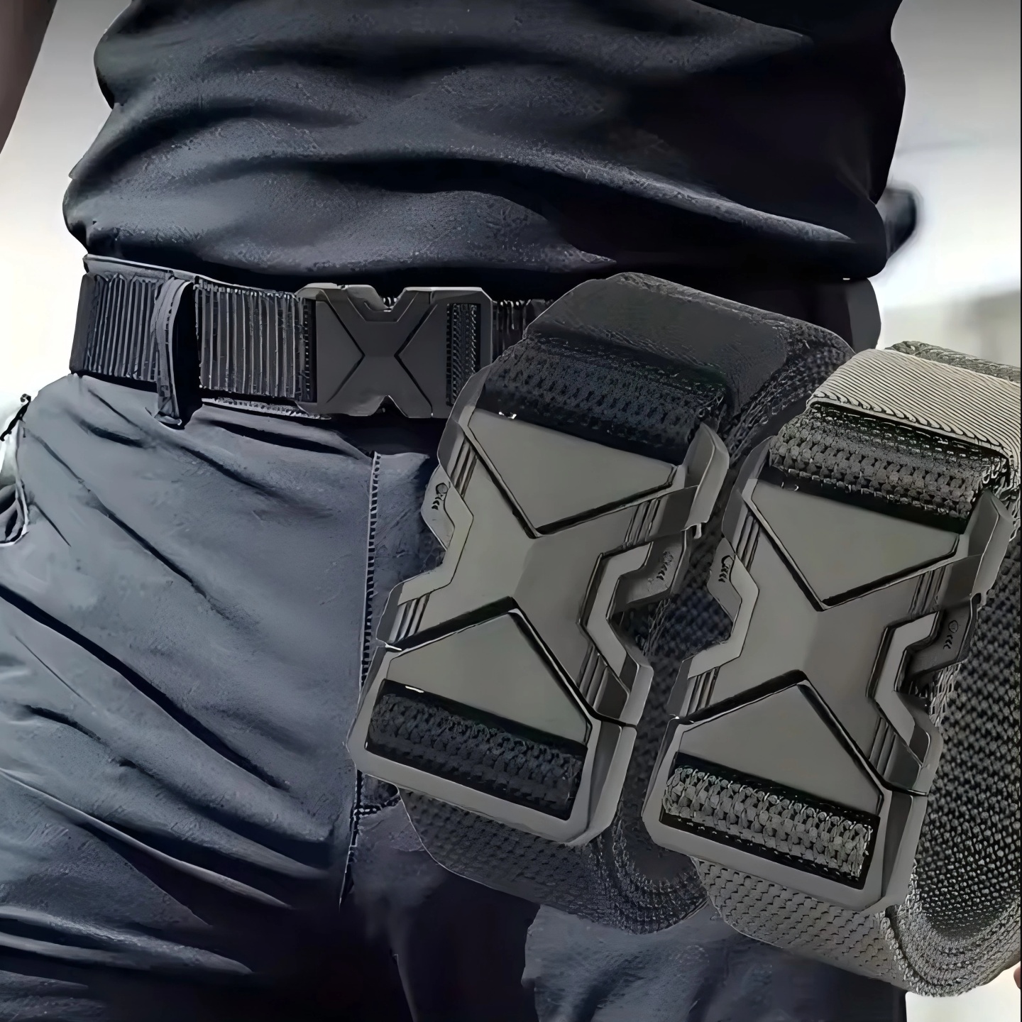 Men's Tactical Sports Belt, Adjustable Quick Release Buckle