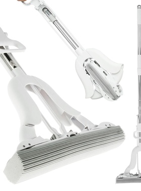 Floor Roller Mop PVA Sponge Floor Squeeze Mop Super Absorbe