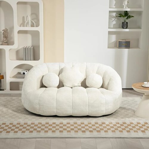 Oversized Bean Bag Chair Couch, Loveseat Bean Bag Bed for A