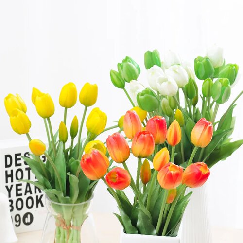 Nordic ins Codex Tulip Soft Silicone Simulation Flower, Wed