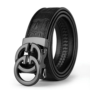 High Quality Genuine Leather Belt For Men's Luxury Automatic