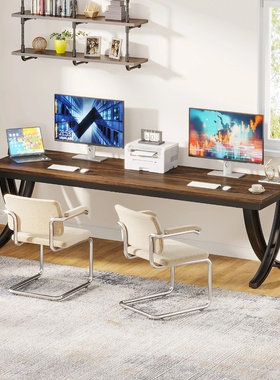 2-Person Home Office Desk,78.7-Inch Extra Long ,Double Desk