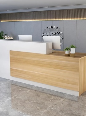 Reception Counter Desk, Front Counter Desk with Lockable