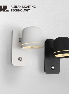 LED reading Wall Lamp Touch dimmable 3corlor Adjustable Wall