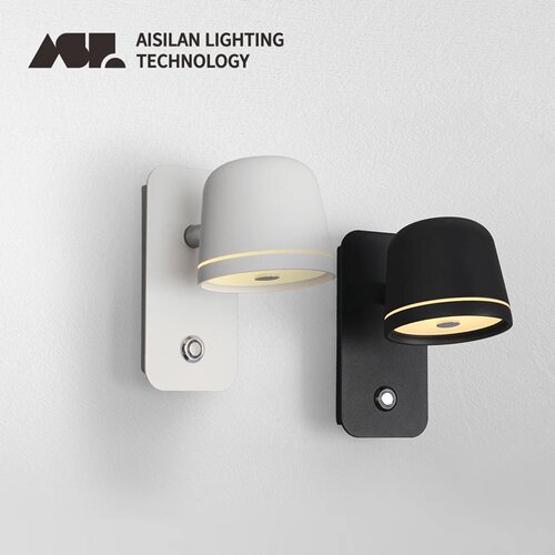 LED reading Wall Lamp Touch dimmable 3corlor Adjustable Wall