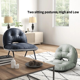 EBELLO Portable Portable Folding Chair with Upholstered Liv