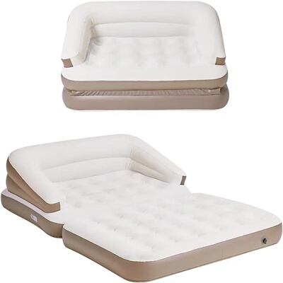 Custom Portable Folding Inflatable Sofa Air Mattress For Ou