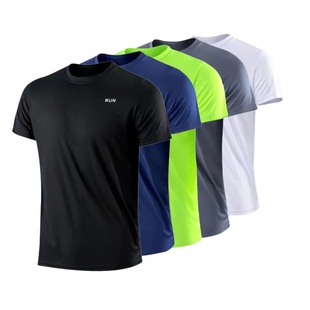 Men Fitness Gym t-Shirt Quick Dry Sport Running Shirts Man