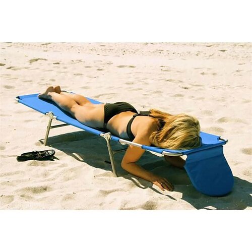 Beach Lounge Chair, Folding & Reclining Outdoor Chaise Loun
