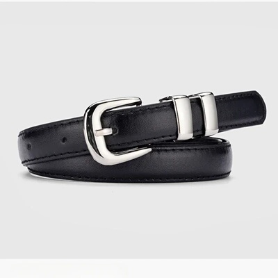 Women's Belt Fashion Pin Buckle Windproof Belt PU Leather