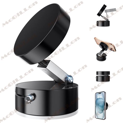 Vacuum Magnetic Suction Cup Folding Swivel Stand Double-sid