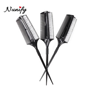 Nunify Hairdressing Double Side Dye Comb With Highlight Com