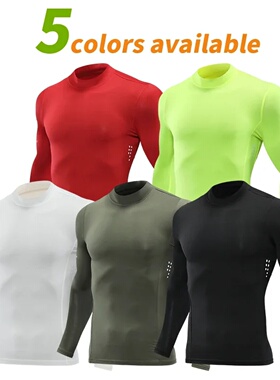 Compression Shirt Men Fitness Gym Sport Tights Running T-Sh