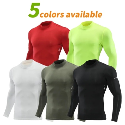 Compression Shirt Men Fitness Gym Sport Tights Running T-Sh