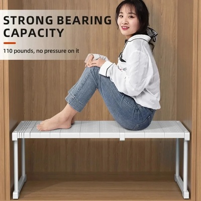 Closet Shelf Wardrobe Organizer Stackable Shelves Clother S