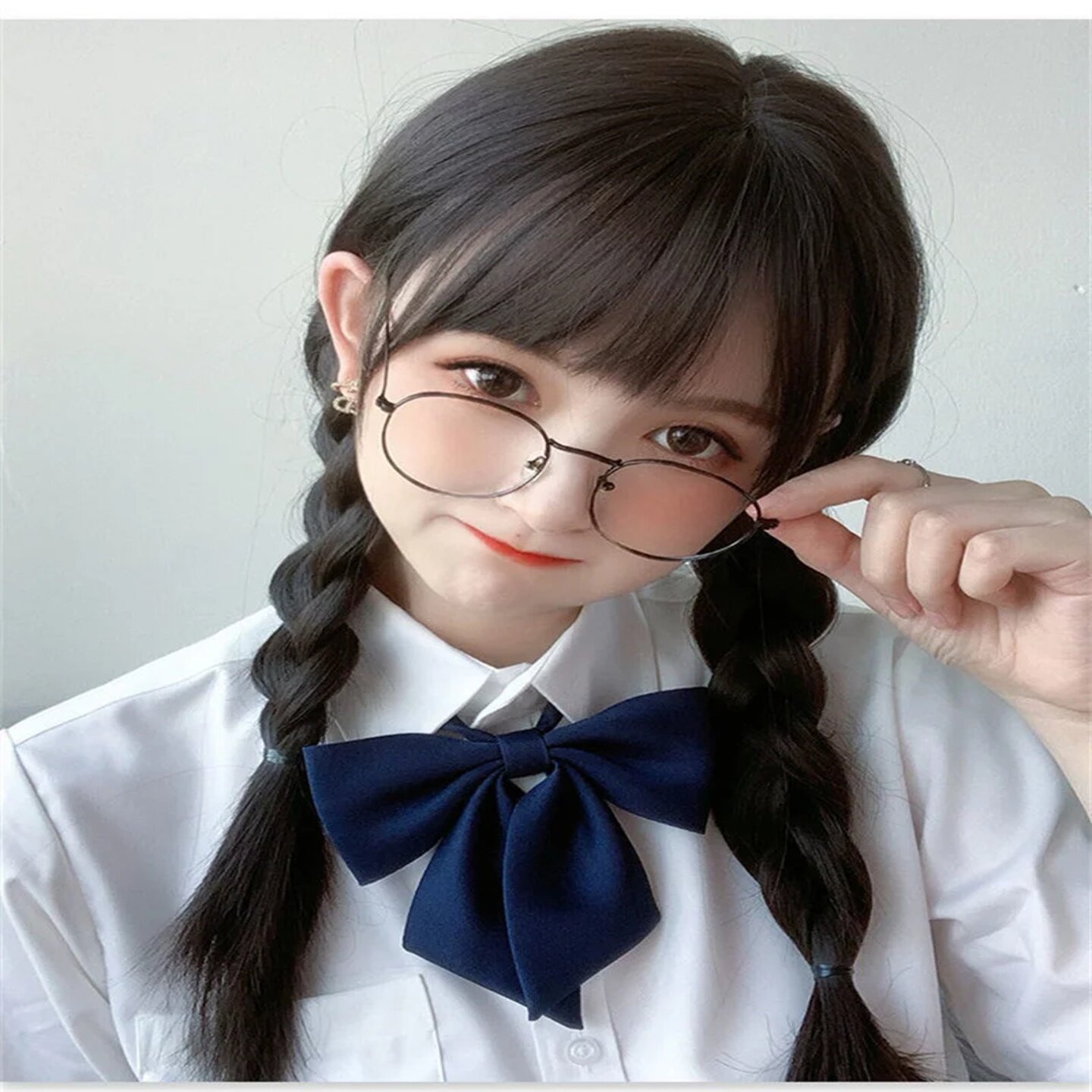 Korea Hair Extensions Synthetic Cute JK Girl Cosplay Air Ba