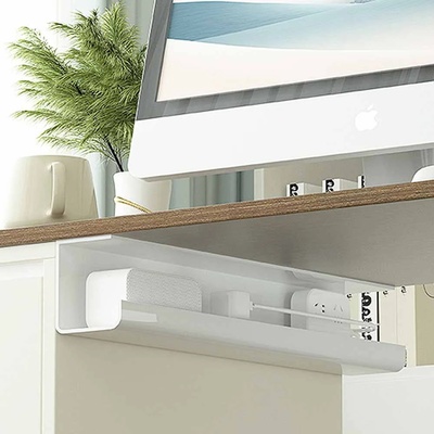Cable Management Tray Office Wire Organizer Holder Cord Man