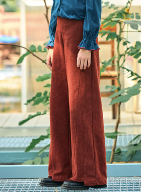 mpeng断码福利款春秋冬灯芯绒直筒加绒长裤酵洗柔软宽松阔腿裤