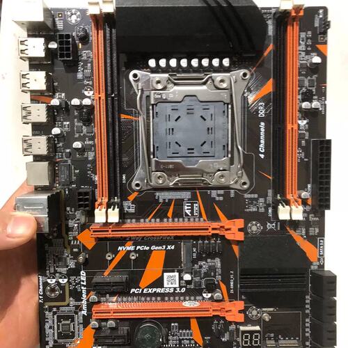 议价科脑x99 d3主板完好亮 有20个洁川议价