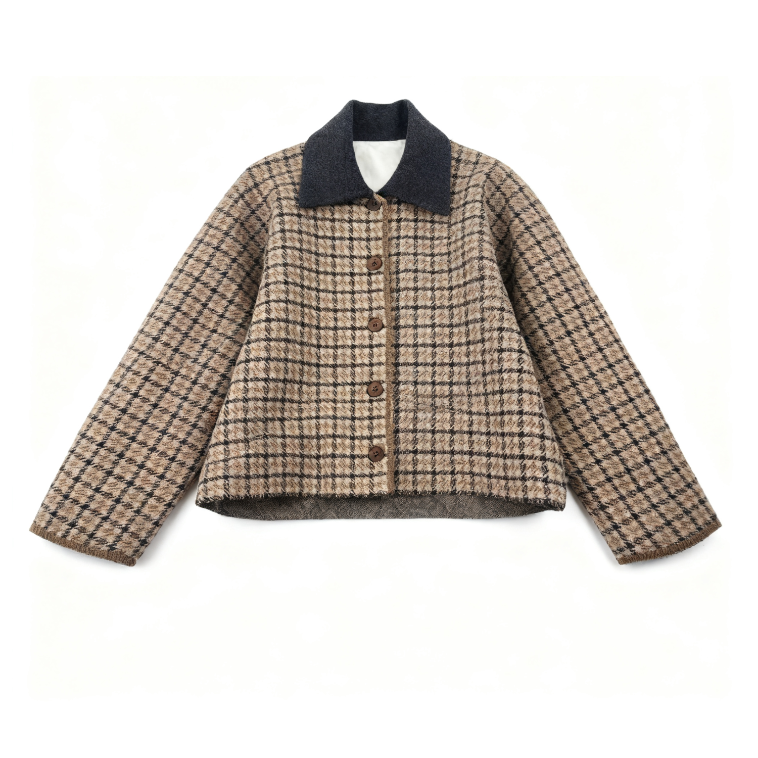 【美拉德色系丨m.i.u秀场同款套装】撞色领套装JZD27101132+33