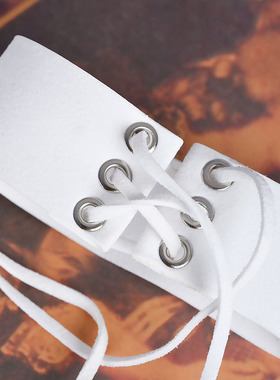 绑带饰品蒸汽朋克新娘白色锁骨链