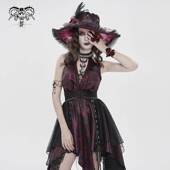 Devil SKT249 紫黑挂颈洋装 Fashion恶魔时尚 哥特暗黑女装