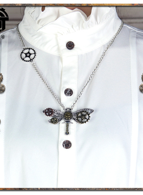 蒸汽朋克饰品复古欧美吊坠项链