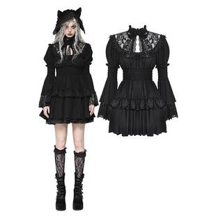 DARK IN LOVE哥特女装 蕾丝娃娃连衣裙 DW1024