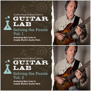Solving the Puzzle TrueFire Carlton Lab Bard 2套吉他 Guitar