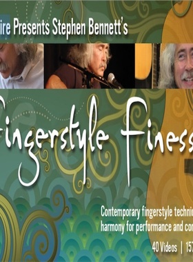 TrueFire Fingerstyle Finesse Stephen Bennett 指弹吉他技巧+谱