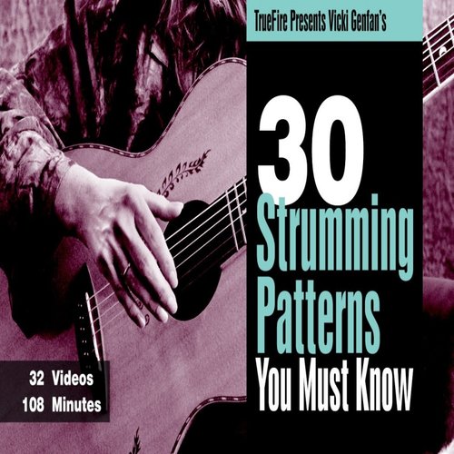 TrueFire 30 Strumming Patterns Vicki Genfan 吉他扫弦模式教程