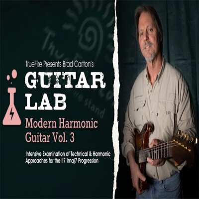 TrueFire Guitar Lab Modern Harmonic Guitar Vol3 Brad Carlton