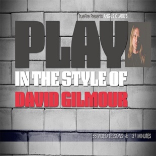 TrueFire Play In The Style Of David Gilmour Angus Clark 摇滚