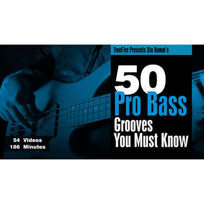 TrueFire Stu Hamm 50 Pro Bass Grooves 贝斯律动乐句+音视谱