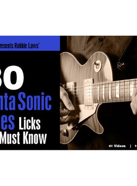 TrueFire 30 Penta Sonic Blues Licks Robbie Laws 五声布鲁斯